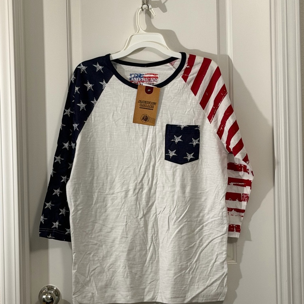 Men's Stars and Stripes Raglan Tee